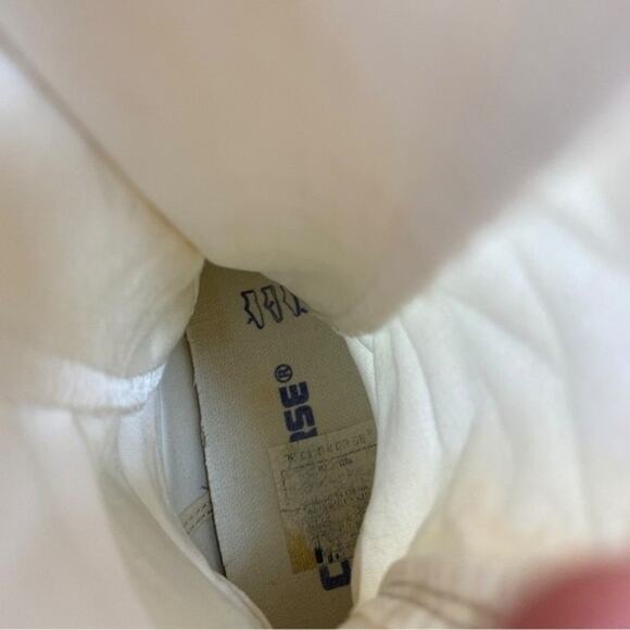 Converse Knee High White All Star w/extra red laces Y2k Size M 5 Women 7 - Picture 6 of 16